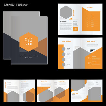 醫(yī)療畫(huà)冊(cè)InDesign模板