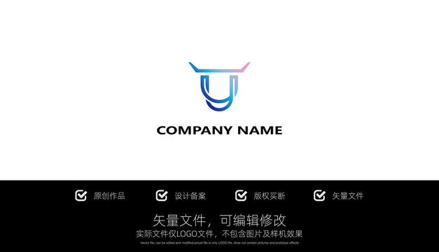 LOGO標(biāo)志牛頭商標(biāo)設(shè)計(jì)