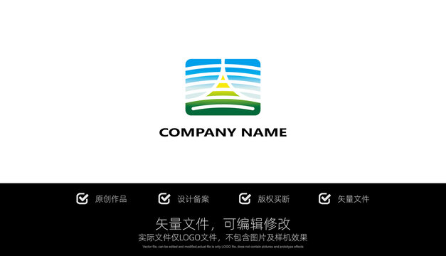 LOGO標(biāo)志漢字春商標(biāo)圖形