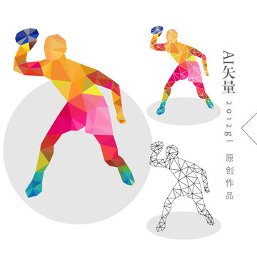 乒乓球運動掛畫