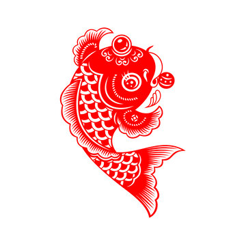 剪紙魚