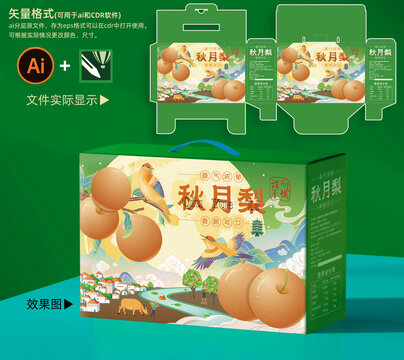 秋月梨包裝箱