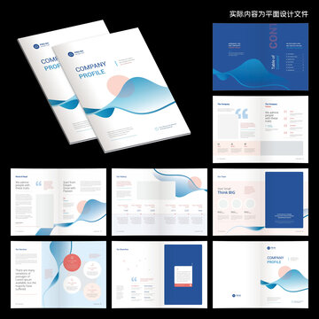 商務(wù)宣傳冊(cè)InDesign模板