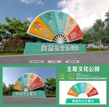 食品安全主題公園景觀小品