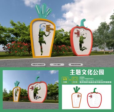 食品安全主題公園打卡拍照景觀(guān)