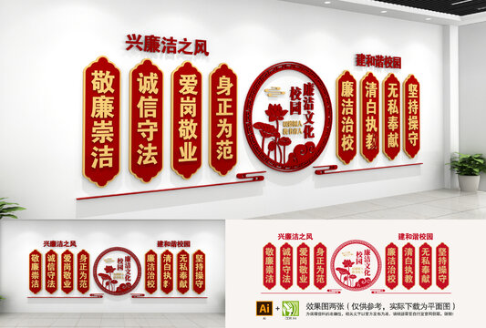 校園廉潔文化墻