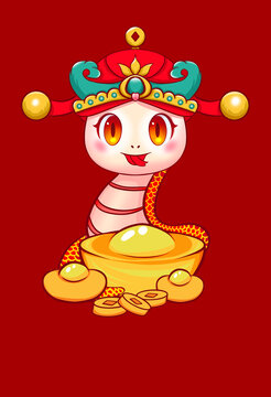蛇年卡通形象