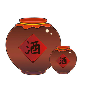 中式酒壺