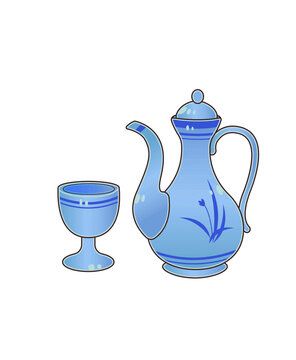 中式酒壺