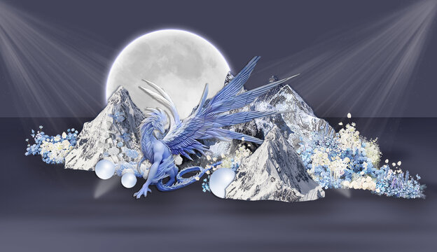 玉龍雪山婚禮效果圖