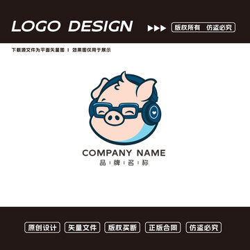 豬logo標(biāo)志