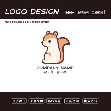 松鼠logo標(biāo)志