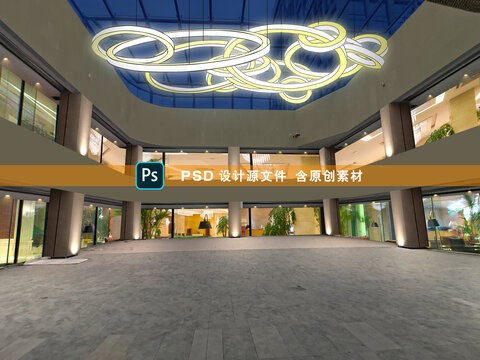 商城吊燈亮化