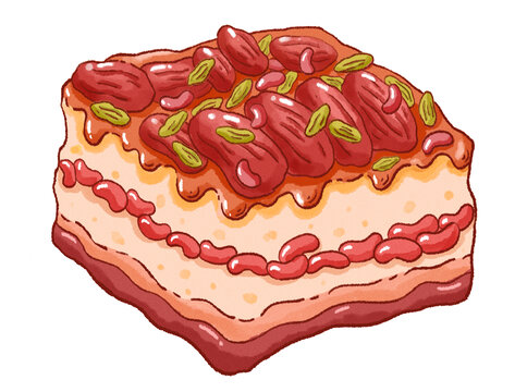 甑糕手繪插畫