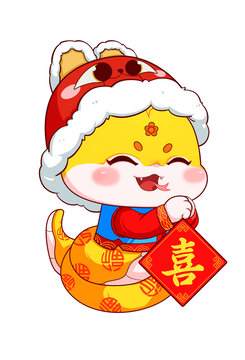 蛇年門貼對聯(lián)