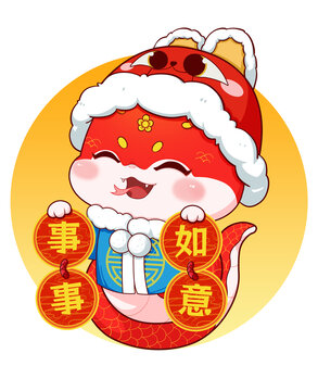 蛇年2025門貼