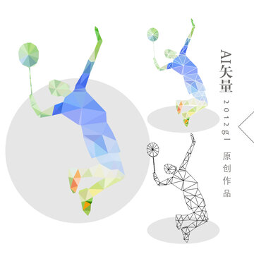 羽毛球運動海報