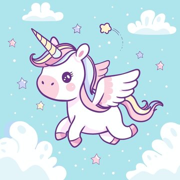 手繪獨(dú)角獸