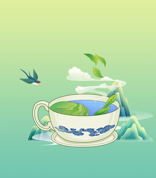 國風(fēng)創(chuàng)意茶杯