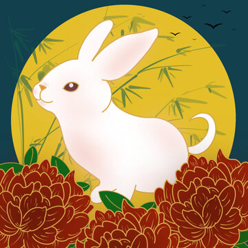 中秋插畫