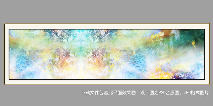 海洋抽象畫