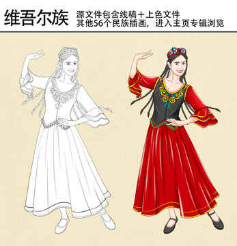 56個(gè)民族之維吾爾族