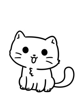線條小貓咪