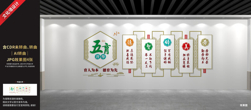 五育并舉德智體美勞