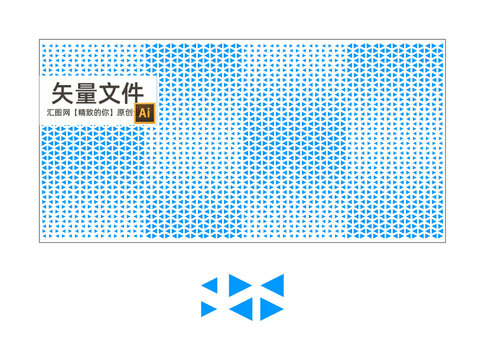 漸變大小三角形孔鏤空