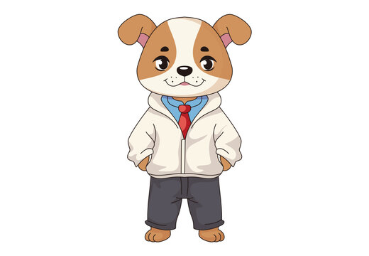 狗IP形象插畫狗卡通形象可愛