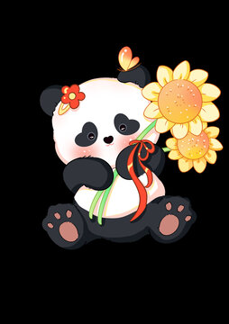 向日葵熊貓