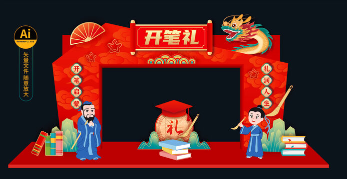 開筆禮門頭