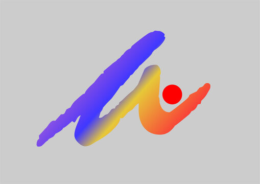 A字母logo文化教育裝飾標(biāo)志