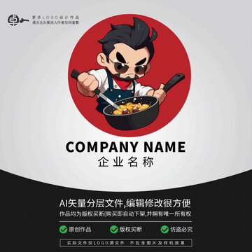 帥哥餐飲墨鏡LOGO青年學生