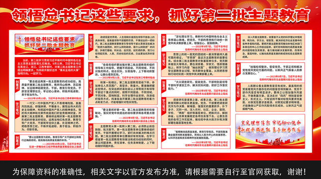 第二批主題教育展板