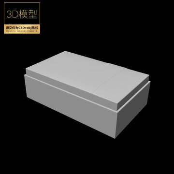 天地蓋禮盒3D模型