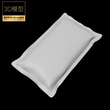 鋁箔紙袋3d模型