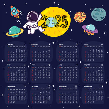 2025年彩繪宇宙元素年歷