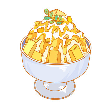 芒果冰沙