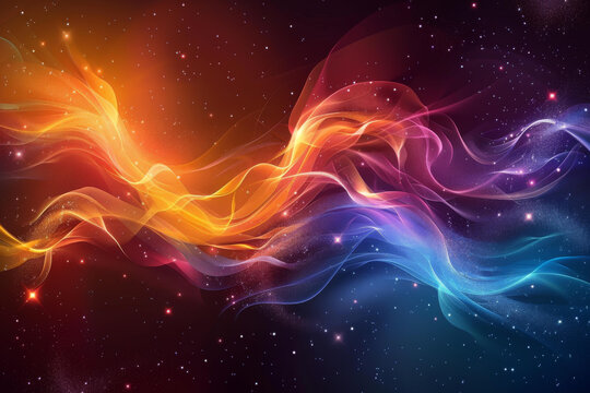 宇宙星云的AI圖片