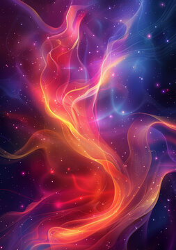 五彩斑斕的星云