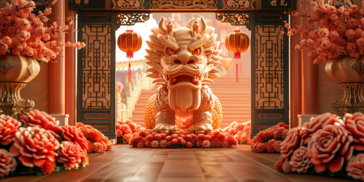 祥龍獻(xiàn)瑞鬧新春