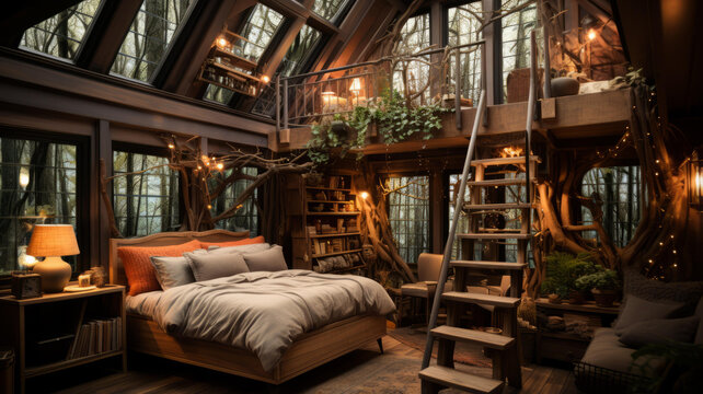 舒適的森林小屋