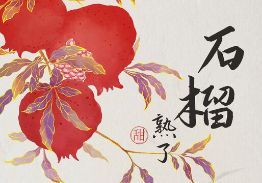 石榴包裝設(shè)計