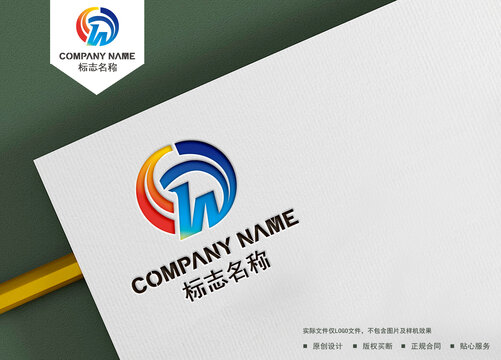 WY字母logo