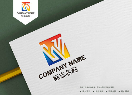 WY字母logo