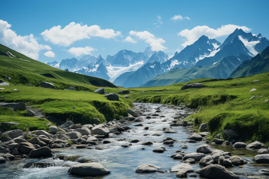 壯麗的山川圖