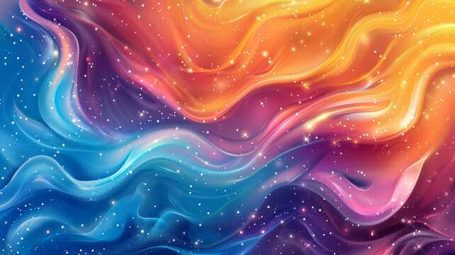 七彩星云的AI圖片