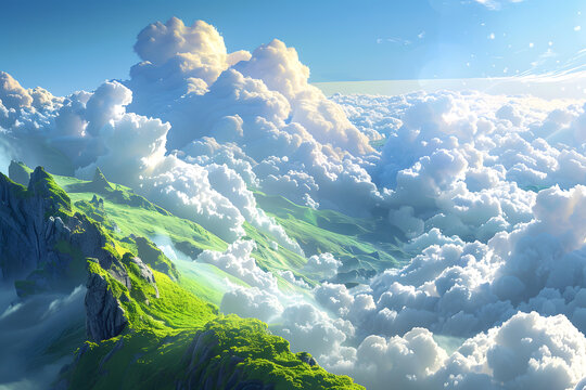 天空之城的AI圖片