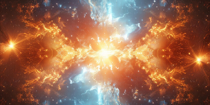 對稱的宇宙背景: 火與冰